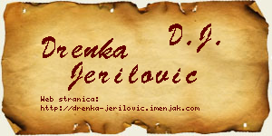 Drenka Jerilović vizit kartica